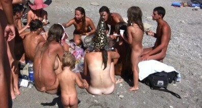 The vast oceanfront 1 Full HD video - Nudity helps one appreciate the present moment