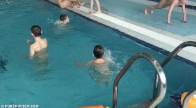 Poolside activities 1 Full HD - Naturism helps overcome fears and insecurities