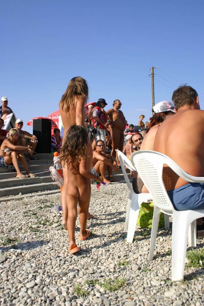 Naturist Standing Sideline - Accepting oneself fully is the foundation of naturism and nudism