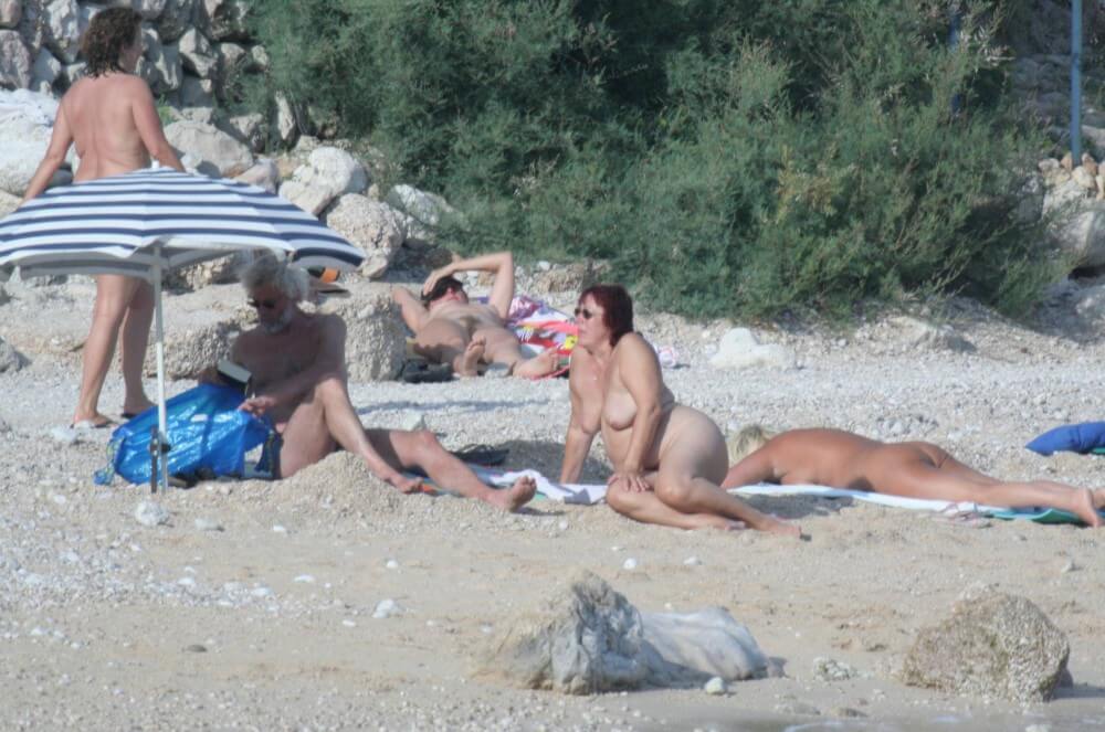 Croatian Baska Beach pics - Clothing is a barrier for a nudist