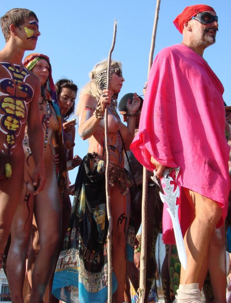 Neptune Day Mountain Top pics - Freedom from clothing is an integral part of naturism
