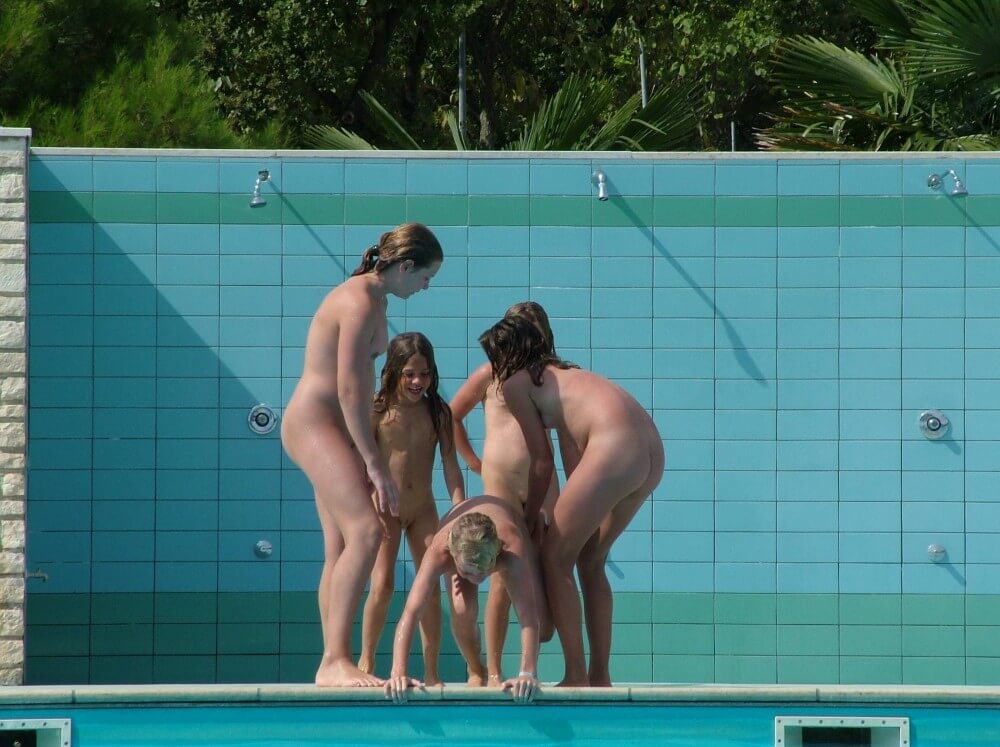 FKK Outdoor Children Pool pics - Nudism and naturism value harmony and balance