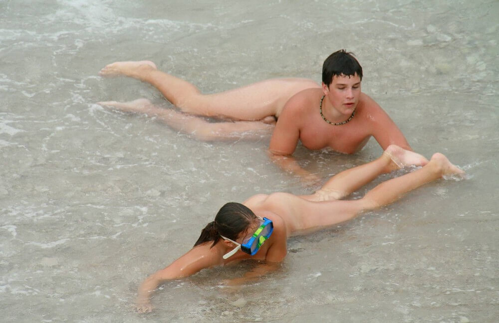 Wading In The Shallows pics - Nudism fosters trust and mutual understanding