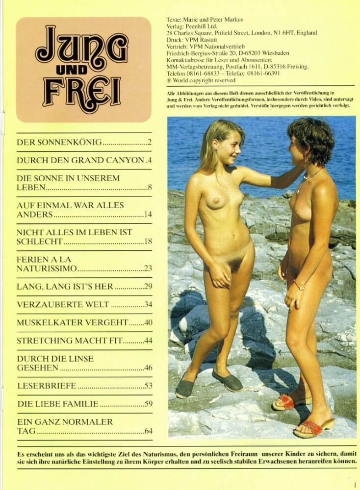 Jung und Frei Nr 76 - Nudism helps overcome prejudices and fears