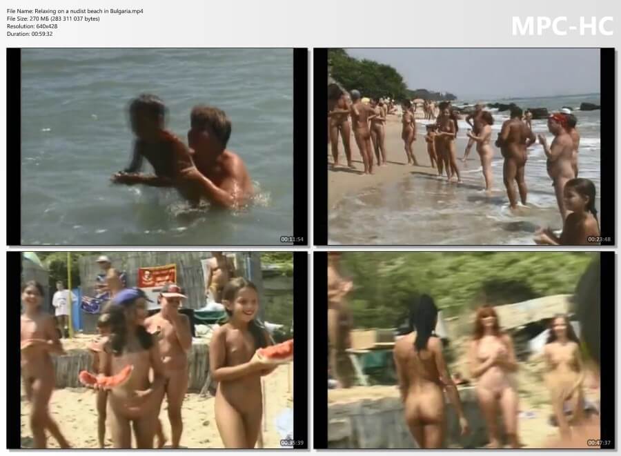 Relaxing on a nudist beach in Bulgaria - Nudism and naturism help overcome prejudices and fears related to physical appearance