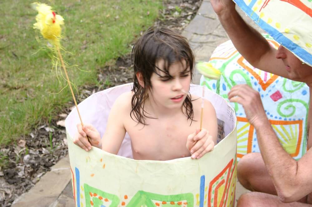 Easter 2X Eggs Outdoors photos - Naturism and Environmental Awareness