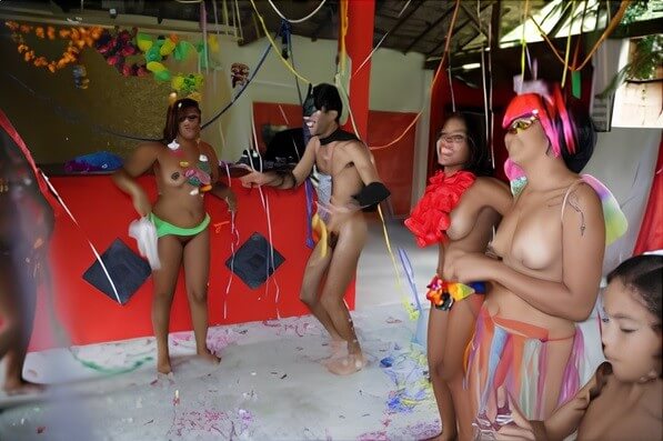 Tropical Carnival gallery - Part 1, 2, 3 - A naked persons soul is visible through their body