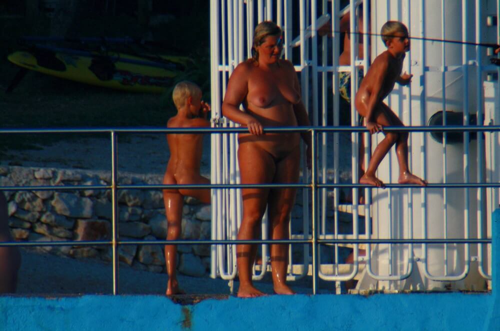 Uka FKK Water Play - Nudity is seen as a natural part of life among nudists