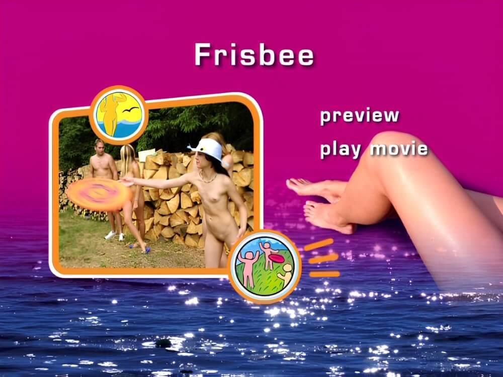 Naturist Freedom - Frisbee DVD - A nudist values simplicity and naturalness in life