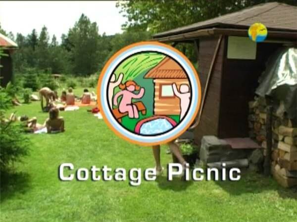 Naturist Freedom: Cottage Picnic DVD - The nature of nudism provides strength and inspiration