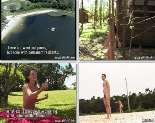 A day in the life of a naturist - Family naturism in European countries