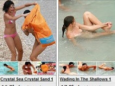 Naturism photo gallery # 30 - A spontaneous movement toward nudity