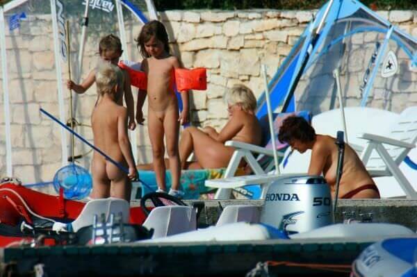 By the boat photos - Family nudism in the 21st century