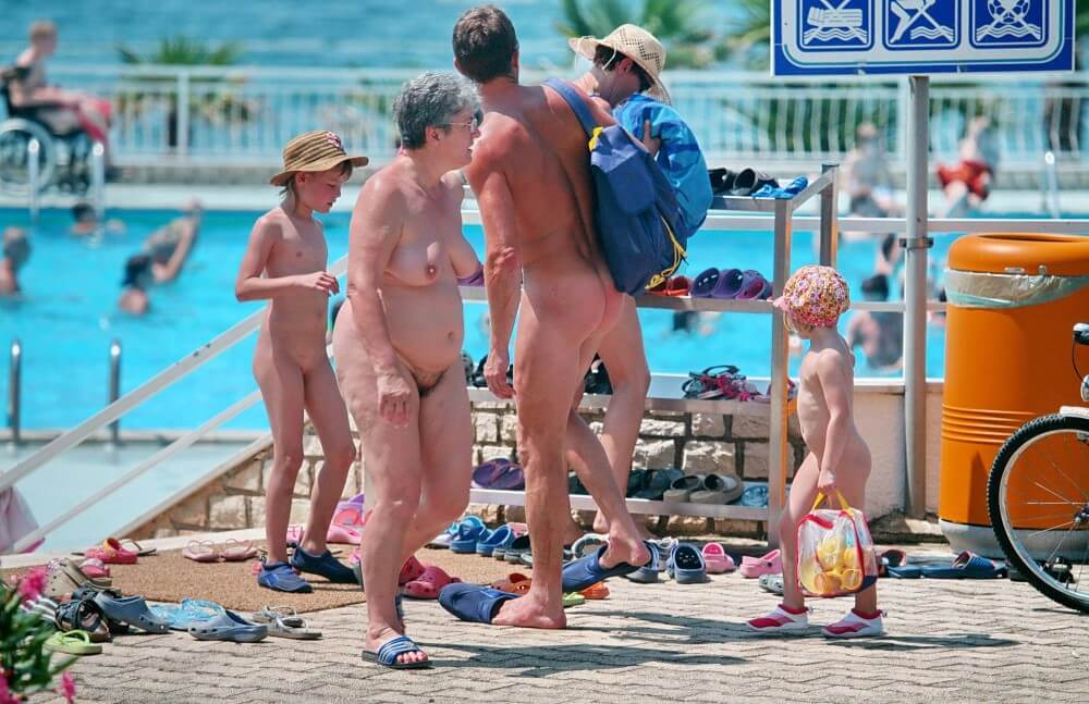 Family Poolside Grouping pics - Nudity helps you understand yourself and the people around you better