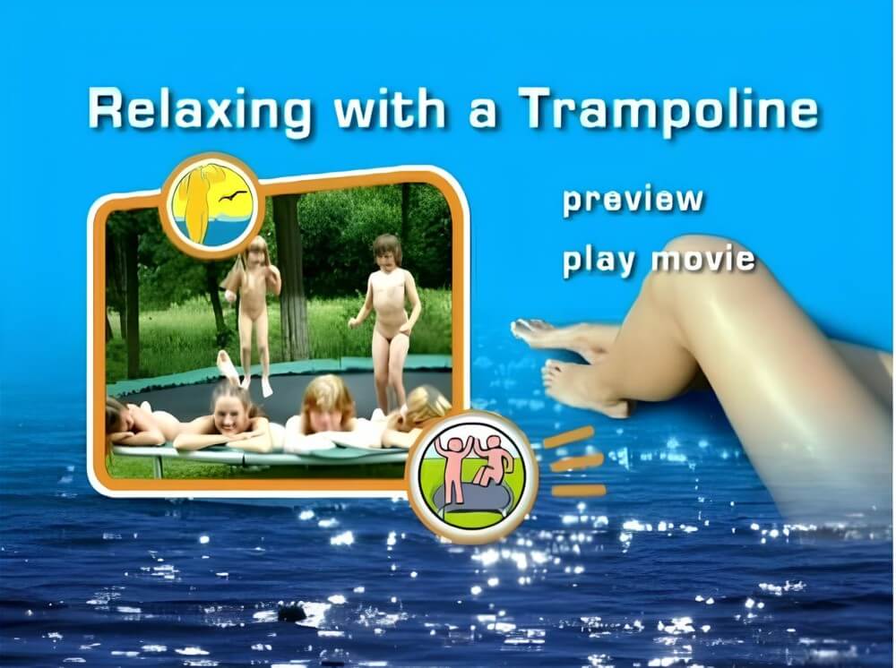 Naturist Freedom: Relaxing with a trampoline DVD - Nudist families: open materials for connoisseurs