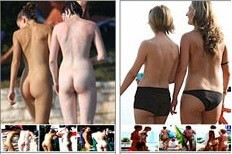 Naturism photo gallery # 41 - Watching naked nudists