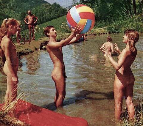 Vintage nudism photos - Nature is the best home for those who practice naturism and nudism