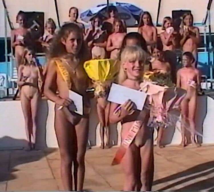 Poolside Pageant Classics Full HD video - Taking off ones clothes is a way to strengthen inner harmony