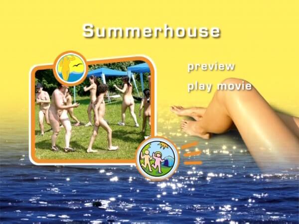 Naturist Freedom: Summer house DVD - The practice of nudity within a community