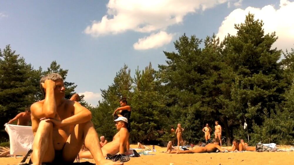 Nudist camping in the forest video HD - The community of naturist movement supporters and their values