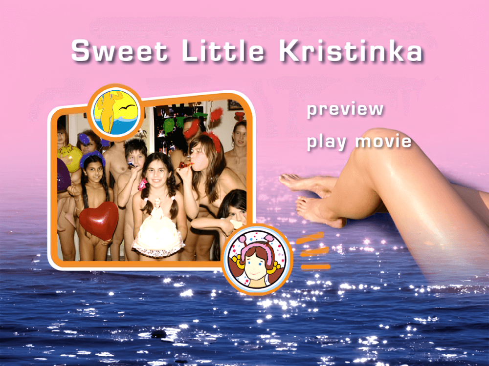 Naturist Freedom: Sweet Little Kristinka DVD - Melting under the scorching sun, I sunbathe naked