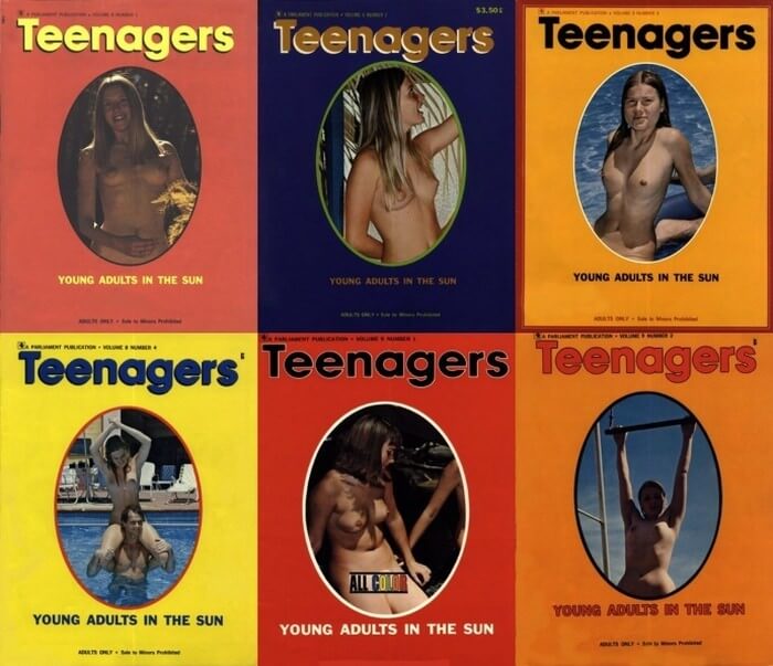 Teenagers magazines: Young adults in the sun - Visiting the Beach Without Clothes